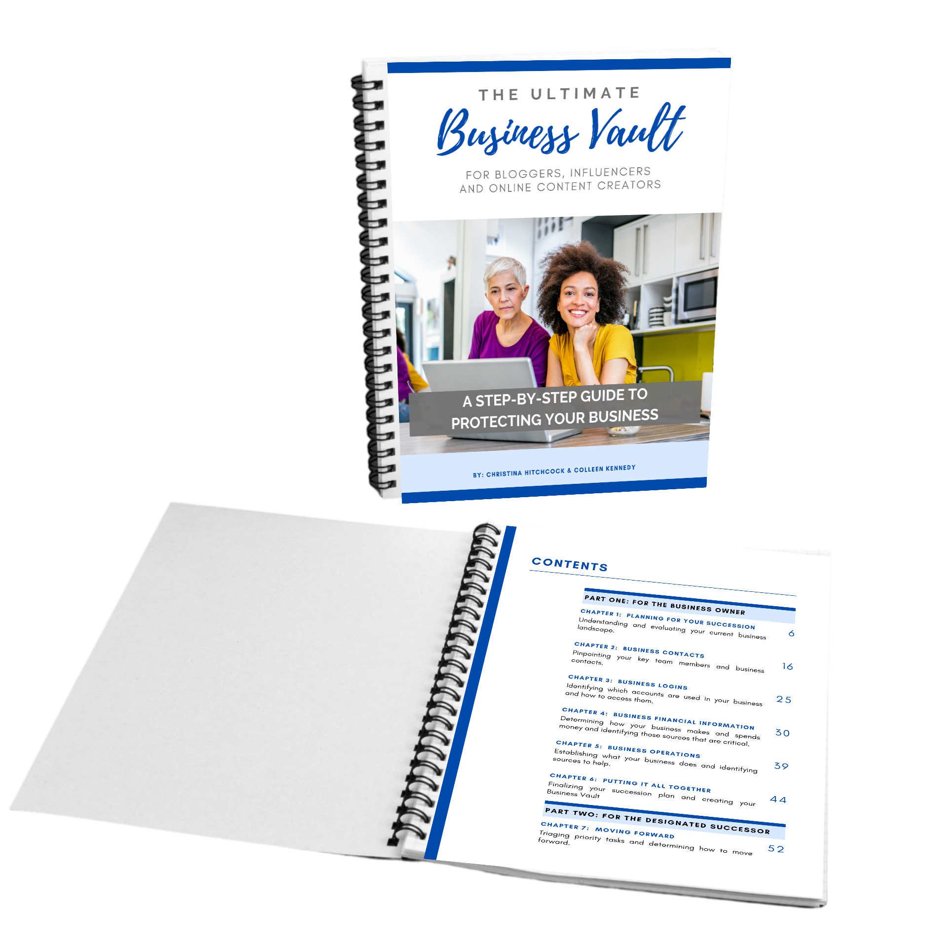 Ultimate Business Vault workbook open to page 1